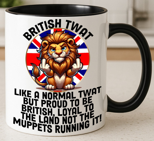 British rude swear mug - rude,