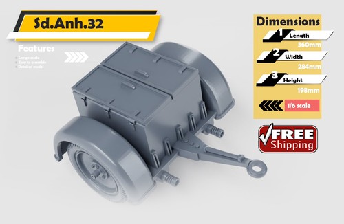 Scale german wwii sd anh - 1/6,