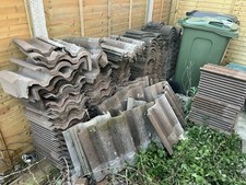 Redland Roof Tiles - New & Used, Over 250 Including End Tiles And Ridge Tiles.