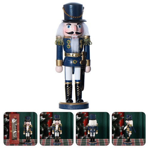 Wooden nutcracker puppet xmas - puppet,