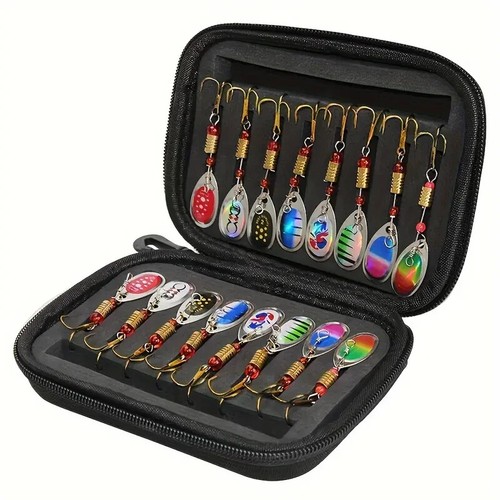 Metal fishing lure rotating - lure,