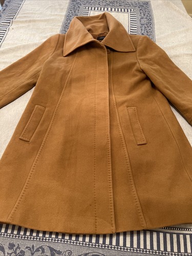 Jaeger ladies camel wool coat - camel,