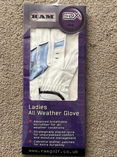 RAM SDX Ladies All Weather Golf Glove Large Left - NEW 