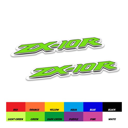 12cm green fairing sticker - fairing,
