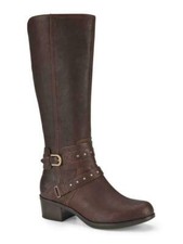 UGG® AUSTRALIA ESPLANADE BROWN LEATHER LONG BOOTS UK 5.5 EUR 38 USA 7 RRP £200