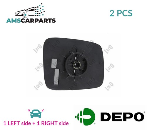Rear view mirror glass pair - rear,