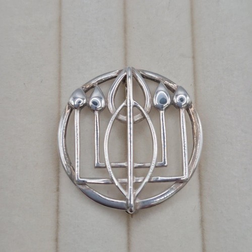 925 sterling silver brooch - 925,