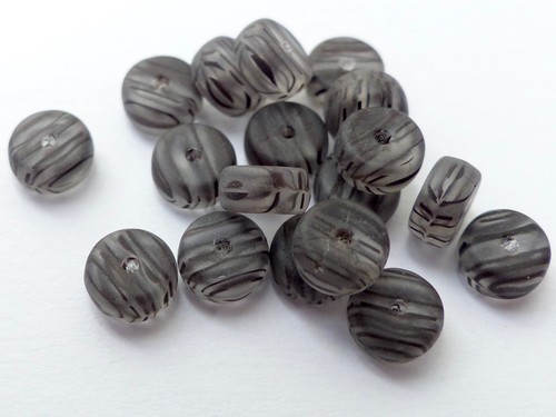 Czech glass flat - 6/8, (mm)