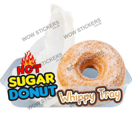 Ice cream van sticker hot - ice,