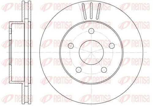 Brake disc front - brake,