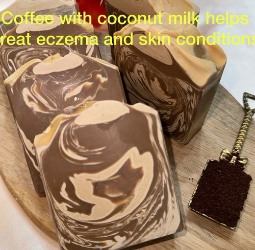 Natural coffee hand - hand, made