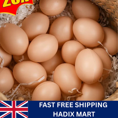 10pcs plastic fake eggs - plastic,