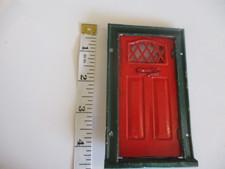 OLD TIN DOLLS HOUSE FRONT DOOR TRI-ANG GEE BEE ROMSIDE