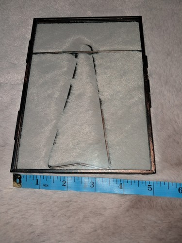 7x5 metal with glass - metal,