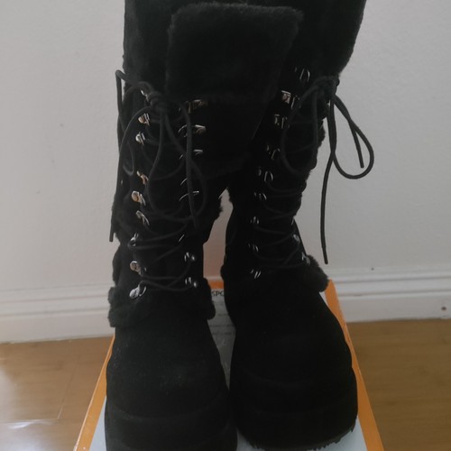 Demonia bear 202 black - black, vegan