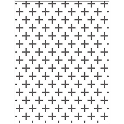 Embossing cross design - cross,