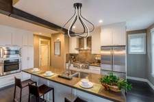 Flush Mount Black Modern