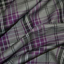 Check Tartan Fabric Fashion
