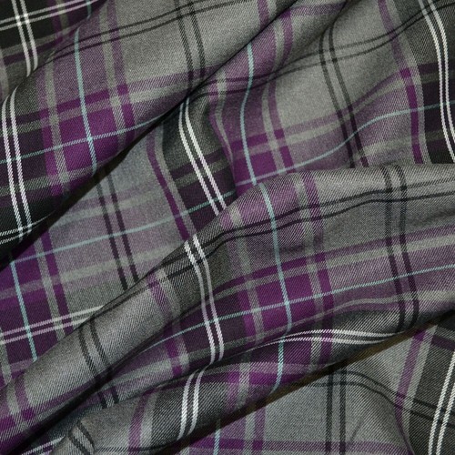 Check tartan fabric fashion - fabric,