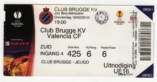 Ticket club brügge - ticket,