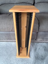 Vintage Solid Wood CD Storage