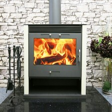 Ruben BO Un-Vented 21kw  Back Boiler Multi-fuel Wood Burning Stove