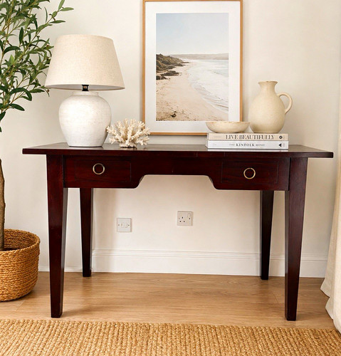 Lombok dark wood desk dressing - desk,