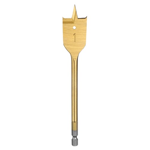 Gold spade drill bit paddle - 1",