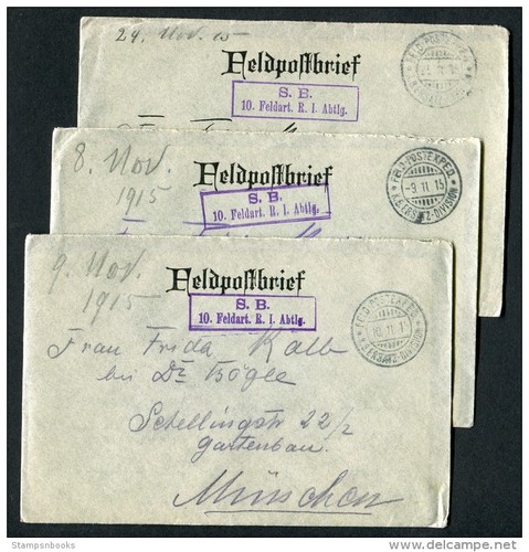 1915 germany feldpost 10 - 1915, s.b.
