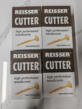X4 Boxes Reisser Cutter High-Performance 5.0 X 80mm Woodscrews