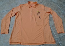 Augusta Long Sleeve Top Signed By Sir Nick Faldo & Jose Maria Olazabal With COA 
