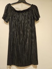 Size 12 Off The Shoulder Black/silver Dress