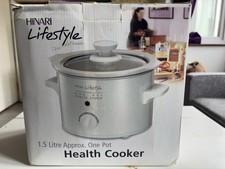 Hinari Lifestyle 1.5L Health Cooker – Compact Slow Cooker – Brand New Boxed