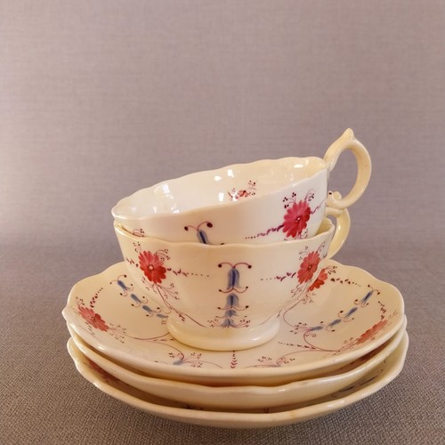 Two antique cups and sorcers - two,