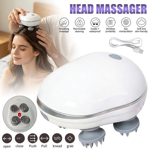 Electric scalp massager - massager, with