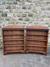 Pair Victorian Antique Oak