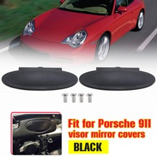 Car sun visor mirror covers - 2x,