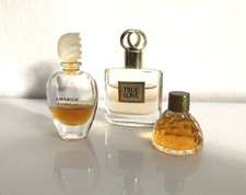 Miniature Perfume Bottles;  True Love, OH LA LA De Azzaro, Amarige- Givenchy