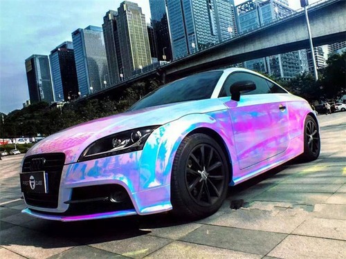 Chrome purple blue rainbow - chrome,