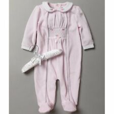 Baby Girls Pink Velour Tiny