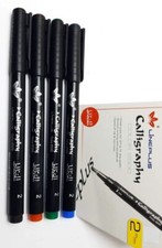 4 x CHISLLED NIB CALLIGRAPHY