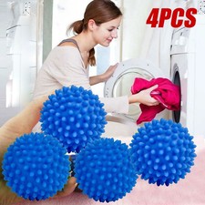 4Pcs Reusable Tumble Dryer Balls UK Laundry Washing Machine Eco Clothes Softener