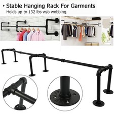 Industrial Pipe Clothing Rack