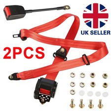 2x Universal 3 Point Seat