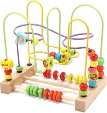 Wooden Beads Maze Roller