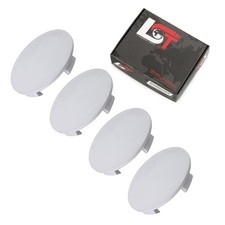 4x Wheel Center Hub Cap Rim Cover Gray ø 64mm for SAAB