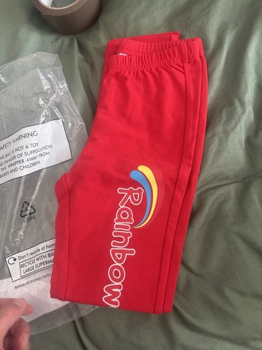 Rainbow uniform leggings new - uniform,