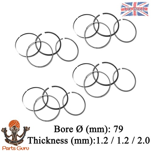 Piston ring set 4cyl for - 4cyl,