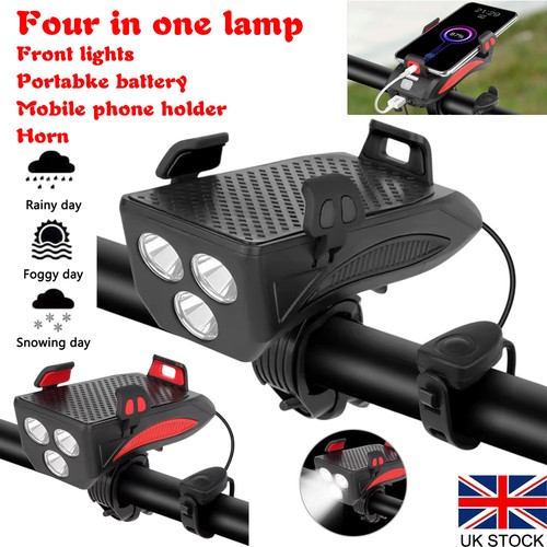 Bike headlight bicycle - 4-in-1,