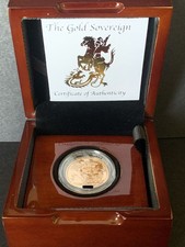 1962 Full Gold Sovereign in a